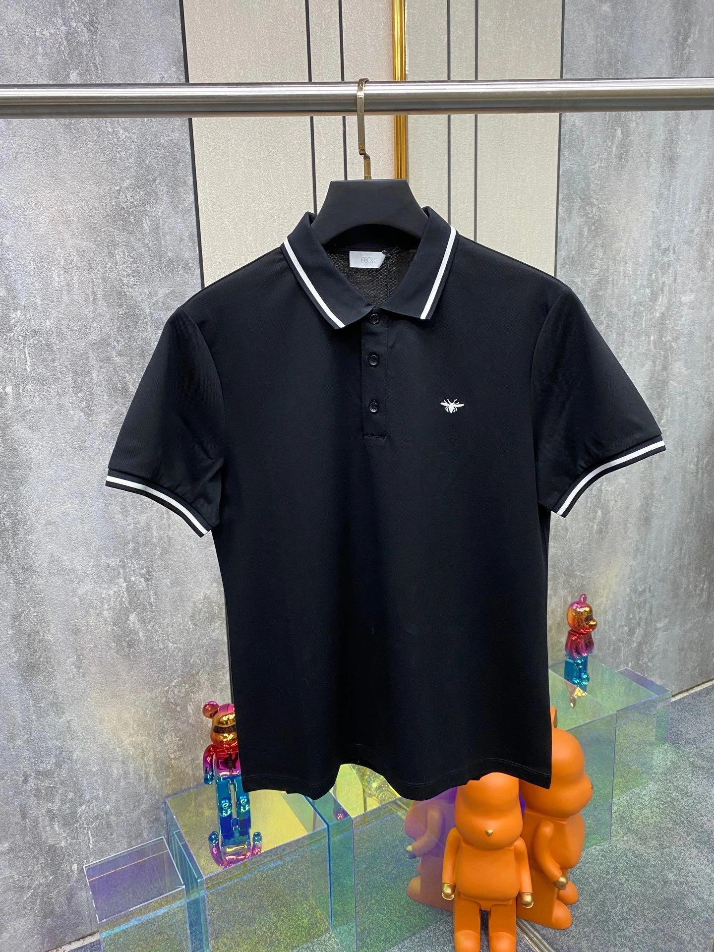 &wg.luxury- 4ior embroidery POLO 2Colour item:E-F355B1614-2